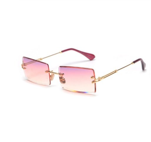 Rimless Rectangle Sunglasses Square Fashion Hip - hop Sunglasses Tide Ins Retro Street Beat Cut Edge Sunglasses - Blount ExpressRimless Rectangle Sunglasses Square Fashion Hip - hop Sunglasses Tide Ins Retro Street Beat Cut Edge Sunglasses0Rimless Rectangle Sunglasses Square Fashion Hip - hop Sunglasses Tide Ins Retro Street Beat Cut Edge SunglassesCJNSFSYJ00318 - Upper purple powder