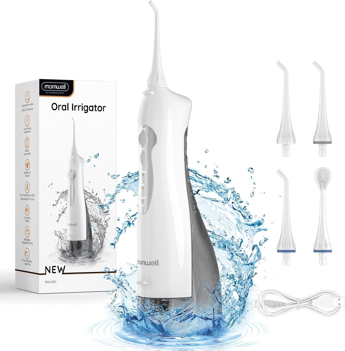 Water Flossers, 300ML Cordless Professional Rechargeable Portable Water Flosser with 4 Tips - Blount ExpressWater Flossers, 300ML Cordless Professional Rechargeable Portable Water Flosser with 4 TipsElectronicsWater Flossers, 300ML Cordless Professional Rechargeable Portable Water Flosser with 4 Tipsf7599afc-0f6c-41c2-93e1-d4e08e06dad9