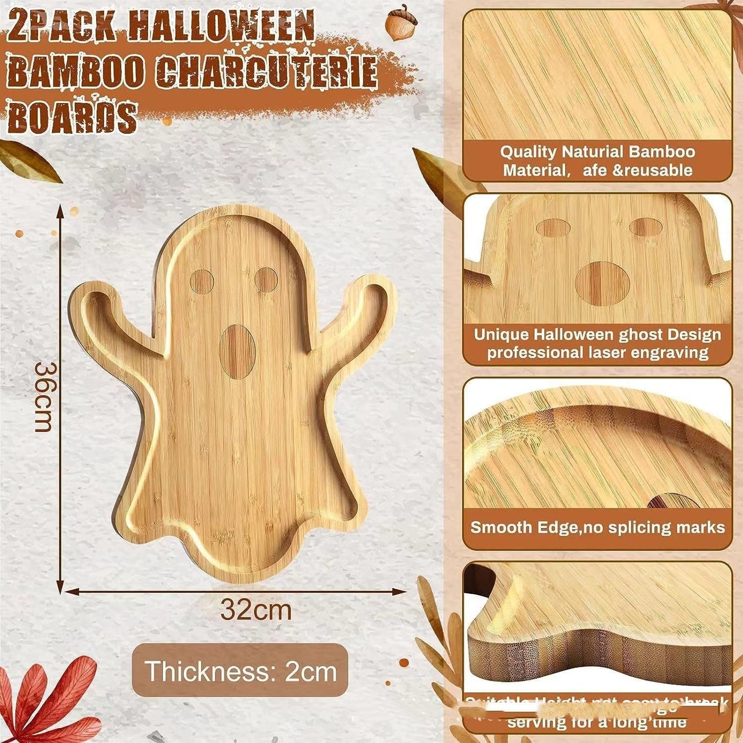 Wooden Halloween Ghost - shaped Tray Fruit Dinner Plate - Blount ExpressWooden Halloween Ghost - shaped Tray Fruit Dinner Plate0Wooden Halloween Ghost - shaped Tray Fruit Dinner PlateCJYD211649701AZ